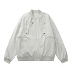 Bomber White Jacket Men