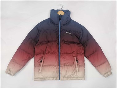 High Quality Gradient Printing Warm Custom Winter Outdoor Sport Puffer Jacket Men Bubble Puffer Coats