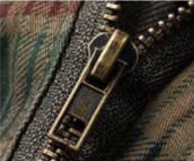 Mens cotton plaid shorts zip